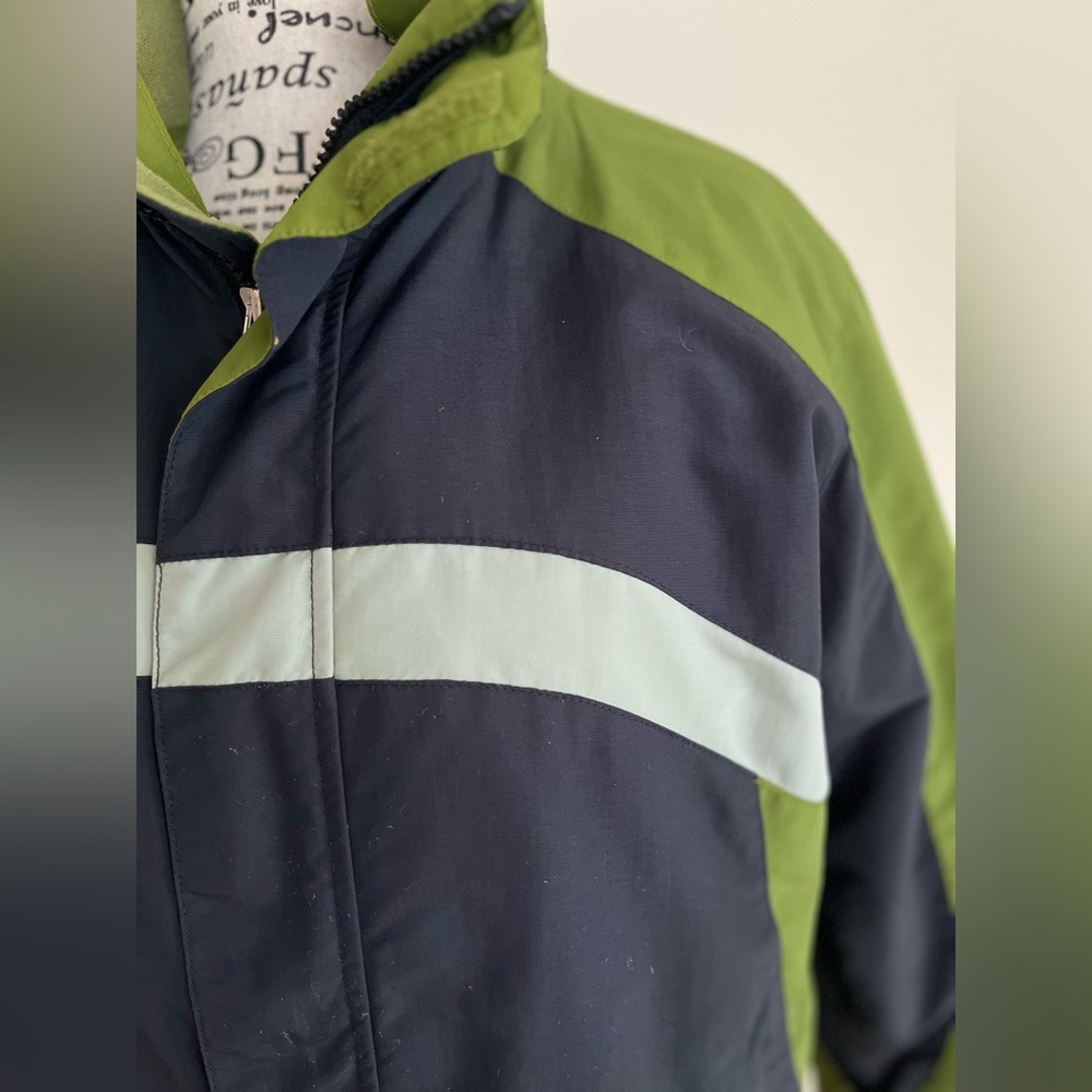 LL Bean Boys Winter Ski Jacket in Green — Boys Size Large